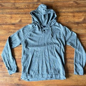 Men’s Grey lightweight hooded shirt